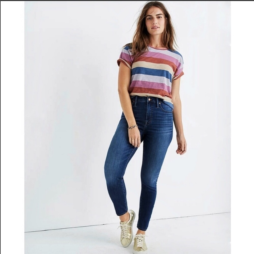 MADEWELL Curvy High-Rise Skinny Jeans